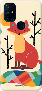 Силиконовый чехол Rainbow fox для OnePlus Nord N10 5G - 4010u-3655 изображение 