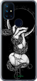 Силиконовый чехол Змея в руке для OnePlus Nord N10 5G - 4149u-3655 изображение 