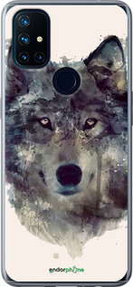 Силиконовый чехол Волк-арт для OnePlus Nord N10 5G - 4163u-3655 изображение 