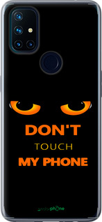 Силиконовый чехол Don't touch the phone для OnePlus Nord N10 5G - 4261u-3655 изображение 