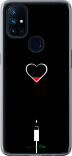 Силиконовый чехол Подзарядка сердца для OnePlus Nord N10 5G - 4274u-3655 изображение 