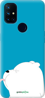 Силиконовый чехол Мишка 1 для OnePlus Nord N10 5G - 4358u-3655 изображение 