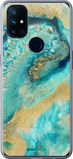 Силіконовий чохол 'Green marble' для OnePlus Nord N10 5G зображення 7
