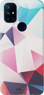 Силиконовый чехол Геометрия 3 для OnePlus Nord N10 5G - 4415u-3655 изображение 
