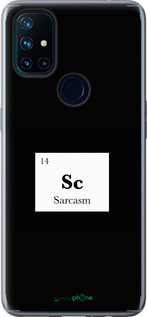 Силіконовий чехол Сарказм для OnePlus Nord N10 5G - 4501u-3655 изображение 