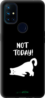 Силиконовый чехол Уставший кот для OnePlus Nord N10 5G - 4535u-3655 изображение 