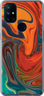 Силиконовый чехол Абстрактный фон для OnePlus Nord N10 5G - 4547u-3655 изображение 