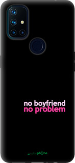 Силиконовый чехол no boyfriend no problem для OnePlus Nord N10 5G - 4549u-3655 изображение 