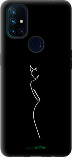 Силиконовый чехол Силуэт1 для OnePlus Nord N10 5G - 4590u-3655 изображение 