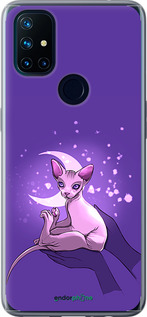 Силиконовый чехол Кот2 для OnePlus Nord N10 5G - 4676u-3655 изображение 