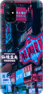 Силиконовый чехол Hong Kong City для OnePlus Nord N10 5G - 5536u-3655 изображение 