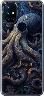 Силиконовый чехол Осьминог для OnePlus Nord N10 5G - 5551u-3655 изображение 