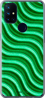 Силиконовый чехол Волнистые линии для OnePlus Nord N10 5G - 5578u-3655 изображение 