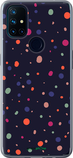 Силиконовый чехол Горошек v2 для OnePlus Nord N10 5G - 5599u-3655 изображение 