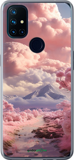 Силіконовий чехол Рожеві хмари для OnePlus Nord N10 5G - 5660u-3655 изображение 