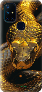 Силіконовий чехол Golden snake для OnePlus Nord N10 5G - 6072u-3655 изображение 