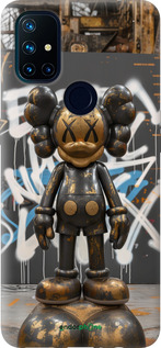 Силиконовый чехол Bronze kaws v3 для OnePlus Nord N10 5G - 6099u-3655 изображение 