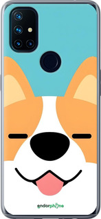 Силиконовый чехол Корги для OnePlus Nord N10 5G - 6280u-3655 изображение 