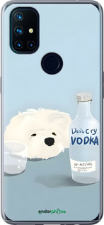 Силиконовый чехол Пес водка для OnePlus Nord N10 5G - 6368u-3655 изображение 