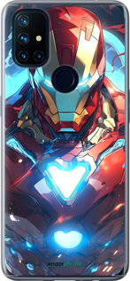 Силиконовый чехол Железный человек для OnePlus Nord N10 5G - 6372u-3655 изображение 