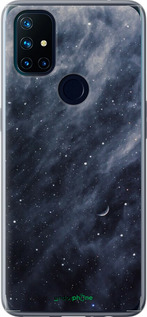 Силиконовый чехол Голубые облака, Голубая луна для OnePlus Nord N10 5G - 6398u-3655 изображение 