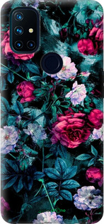 Силиконовый чехол Сад и розы для OnePlus Nord N10 5G - 6483u-3655 изображение 