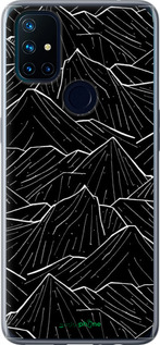 Силиконовый чехол С изображением Темных гор для OnePlus Nord N10 5G - 6489u-3655 изображение 