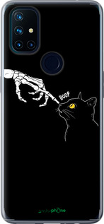 Силіконовий чехол Кішка для OnePlus Nord N10 5G - 6505u-3655 изображение 