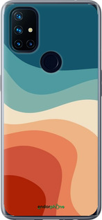Силиконовый чехол В стиле ретро с волнами для OnePlus Nord N10 5G - 6531u-3655 изображение 