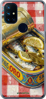 Силіконовий чехол Vintage Sardine Tin Phone для OnePlus Nord N10 5G - 6772u-3655 изображение 