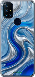 Силиконовый чехол Liquid Chrome для OnePlus Nord N10 5G - 6781u-3655 изображение 