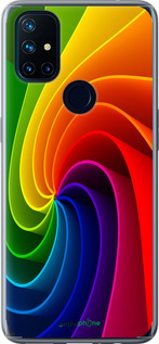 Силиконовый чехол Радужный вихрь для OnePlus Nord N10 5G - 747u-3655 изображение 