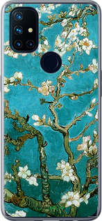 Силиконовый чехол Винсент Ван Гог. Сакура для OnePlus Nord N10 5G - 841u-3655 изображение 