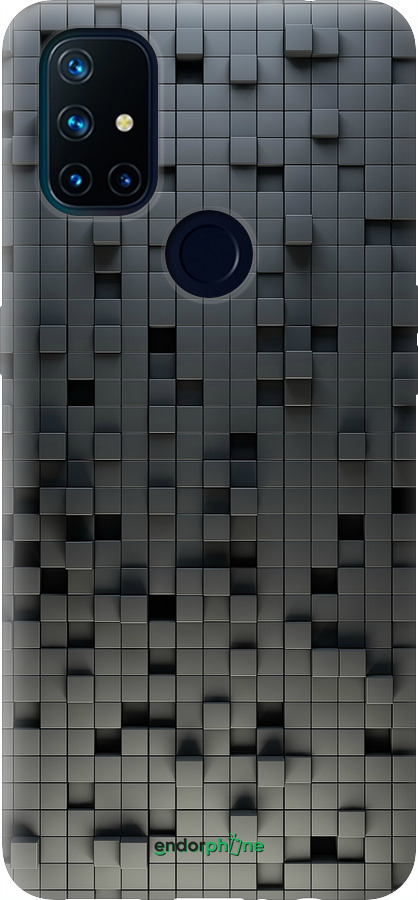 Силиконовый чехол Кубики для OnePlus Nord N10 5G - 1061u-3655 изображение 