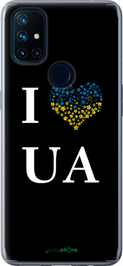 Силіконовий чехол I love UA для OnePlus Nord N10 5G - 1112u-3655 изображение 
