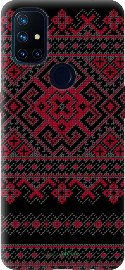 Силіконовий чехол Вишиванка 52 для OnePlus Nord N10 5G - 1763u-3655 изображение 