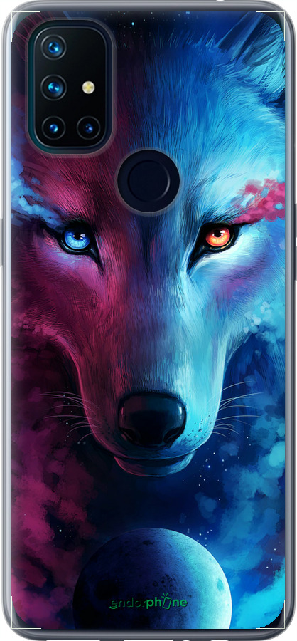 Силіконовий чехол Арт-вовк для OnePlus Nord N10 5G - 3999u-3655 изображение 