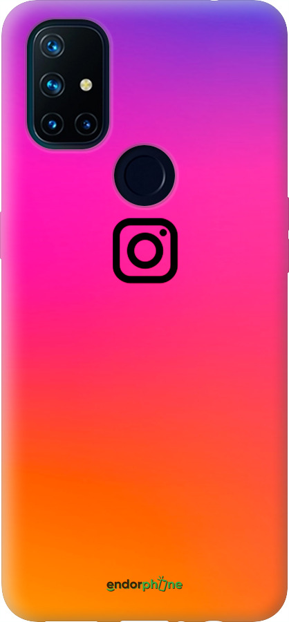 Силіконовий чехол Instagram для OnePlus Nord N10 5G - 4273u-3655 изображение 