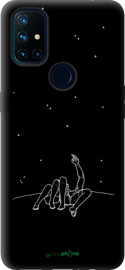 Силиконовый чехол Романтика для OnePlus Nord N10 5G - 4306u-3655 изображение 