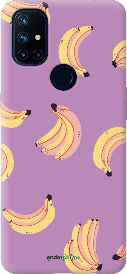 Силіконовий чехол Банани для OnePlus Nord N10 5G - 4312u-3655 изображение 