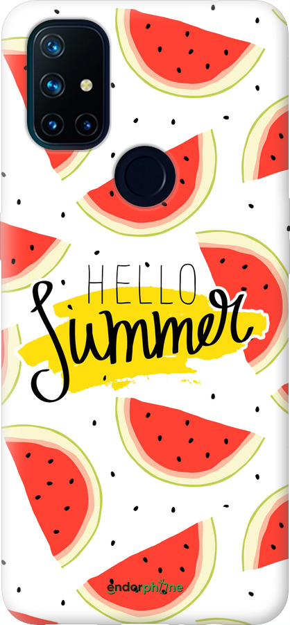 Силиконовый чехол Hello Summer для OnePlus Nord N10 5G - 4356u-3655 изображение 