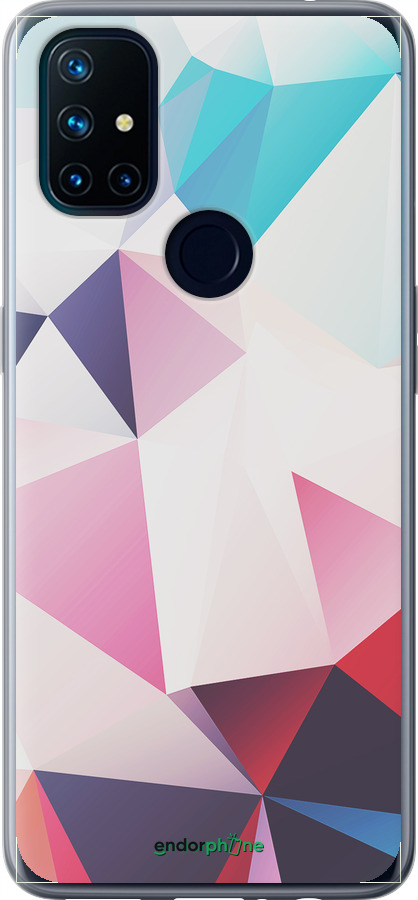 Силиконовый чехол Геометрия 3 для OnePlus Nord N10 5G - 4415u-3655 изображение 