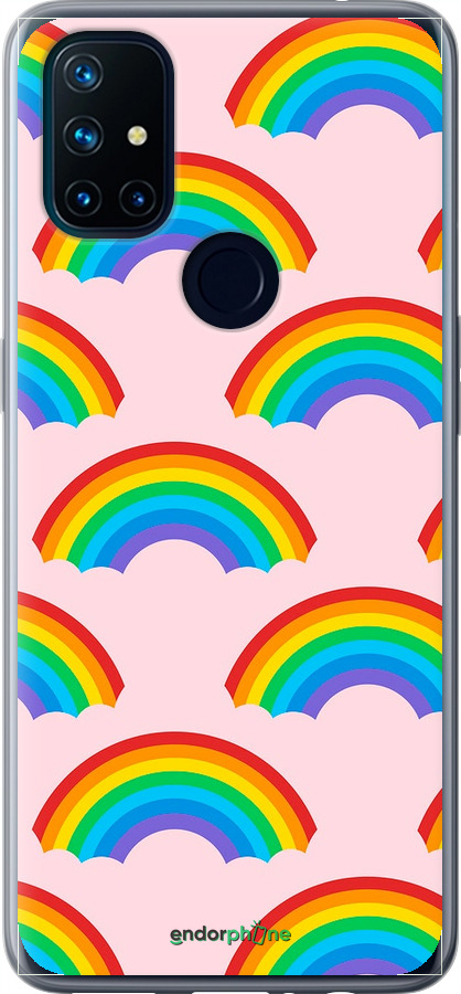 Силиконовый чехол Rainbows для OnePlus Nord N10 5G - 4478u-3655 изображение 