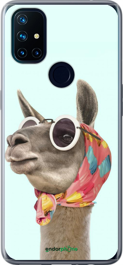 Силиконовый чехол Модная лама для OnePlus Nord N10 5G - 4479u-3655 изображение 