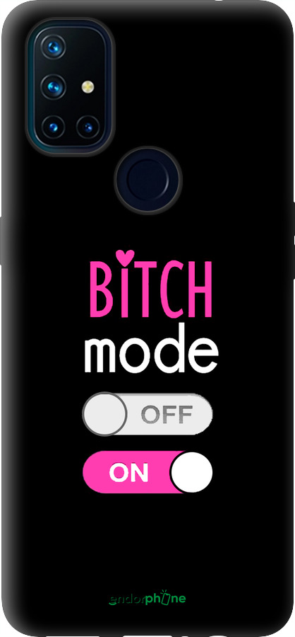 Силіконовий чехол Bitch mode для OnePlus Nord N10 5G - 4548u-3655 изображение 