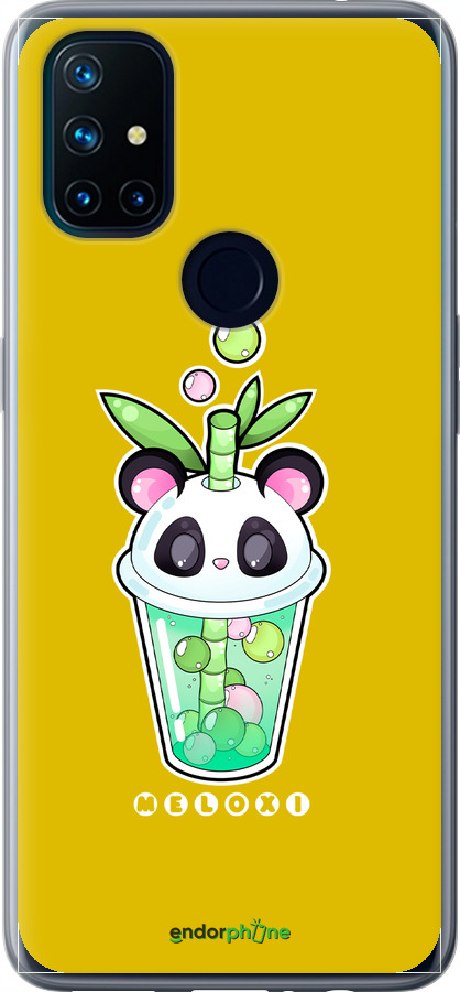 Силиконовый чехол Панда 1 для OnePlus Nord N10 5G - 4558u-3655 изображение 
