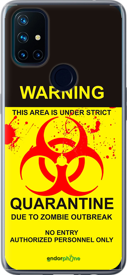 Силиконовый чехол Biohazard  9 для OnePlus Nord N10 5G - 4825u-3655 изображение 