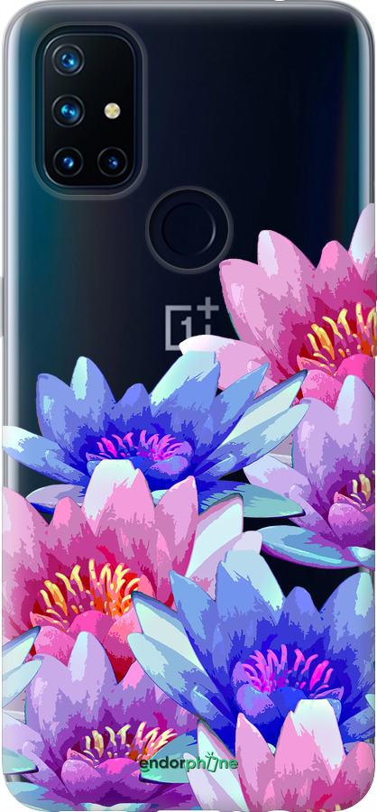 Силиконовый чехол Лотос для OnePlus Nord N10 5G - 4862u-3655 изображение 