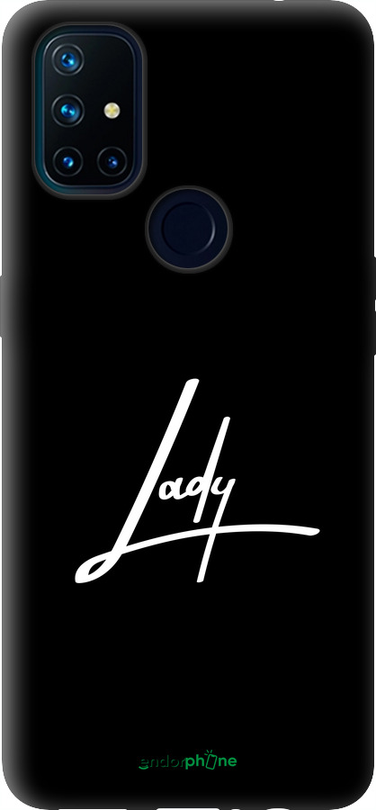 Силіконовий чехол Lady 2 для OnePlus Nord N10 5G - 4867u-3655 изображение 