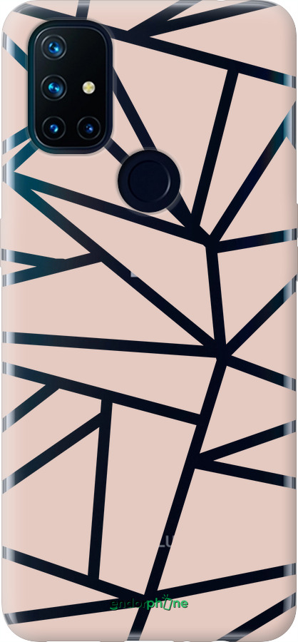 Силиконовый чехол Абстракция 2 для OnePlus Nord N10 5G - 4872u-3655 изображение 